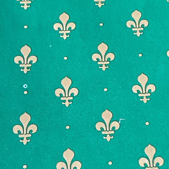 Vintage Sheets (2) of CURRENT Fleur de Lis Gift Wrap - Picture 3 of 7